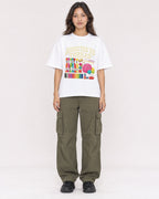 Mockup Boxy Heavyweight Tee White female full-body 02