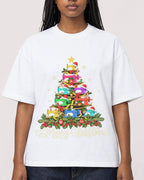 Mockup Boxy Heavyweight Tee White female close-up 04