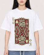 Mockup Boxy Heavyweight Tee White female close-up 01