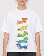 Mockup Boxy Heavyweight Tee White female close-up 28