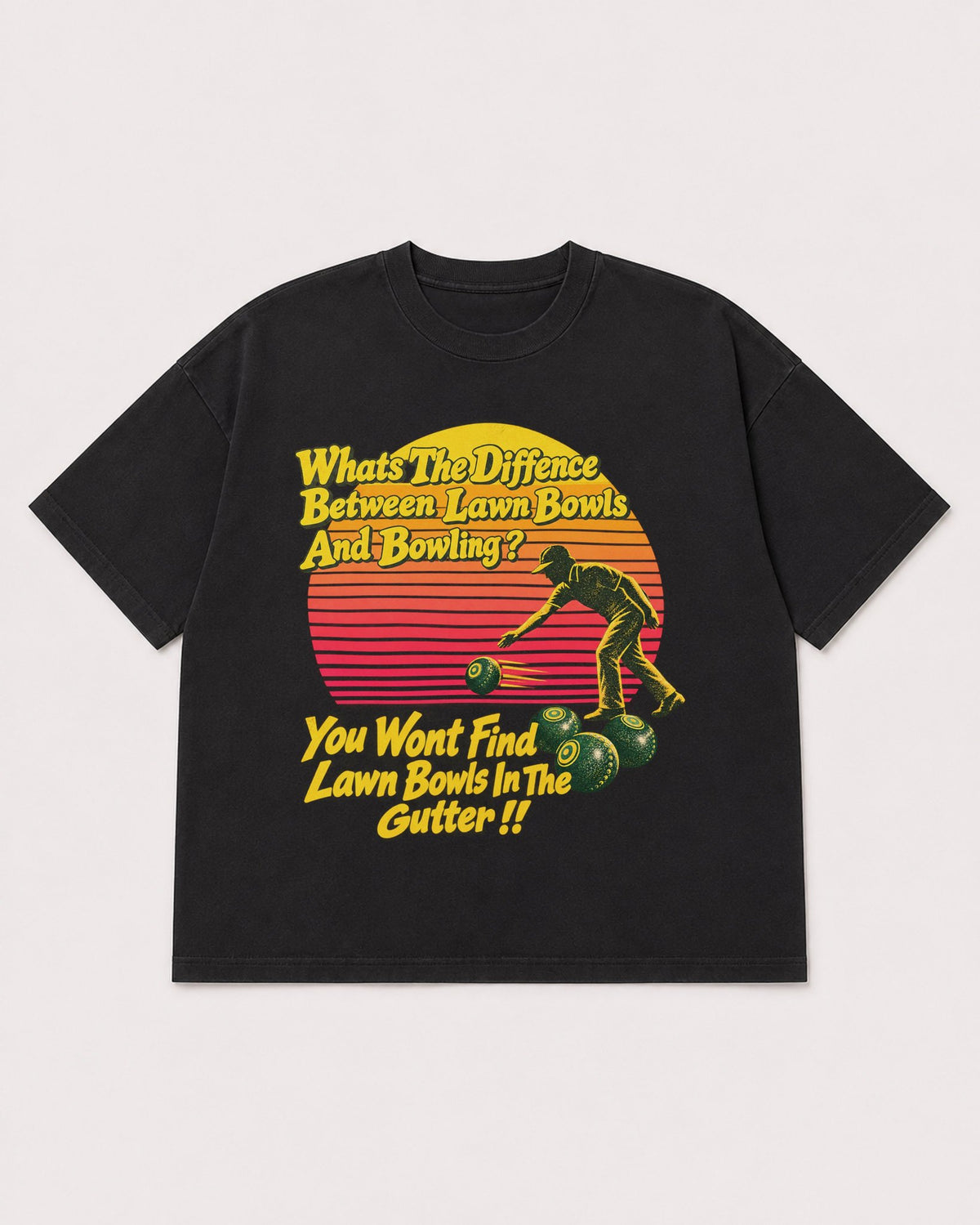Mockup Boxy Heavyweight Tee Black product