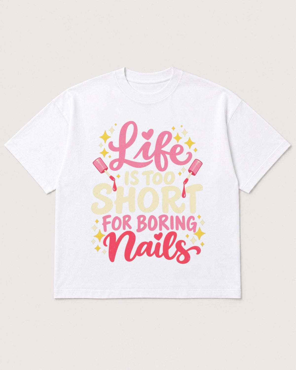Mockup Boxy Heavyweight Tee White product