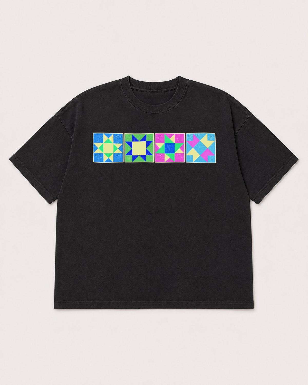 Mockup Boxy Heavyweight Tee Black product