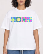 Mockup Boxy Heavyweight Tee White female close-up 26