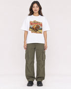 Mockup Boxy Heavyweight Tee White female full-body 02