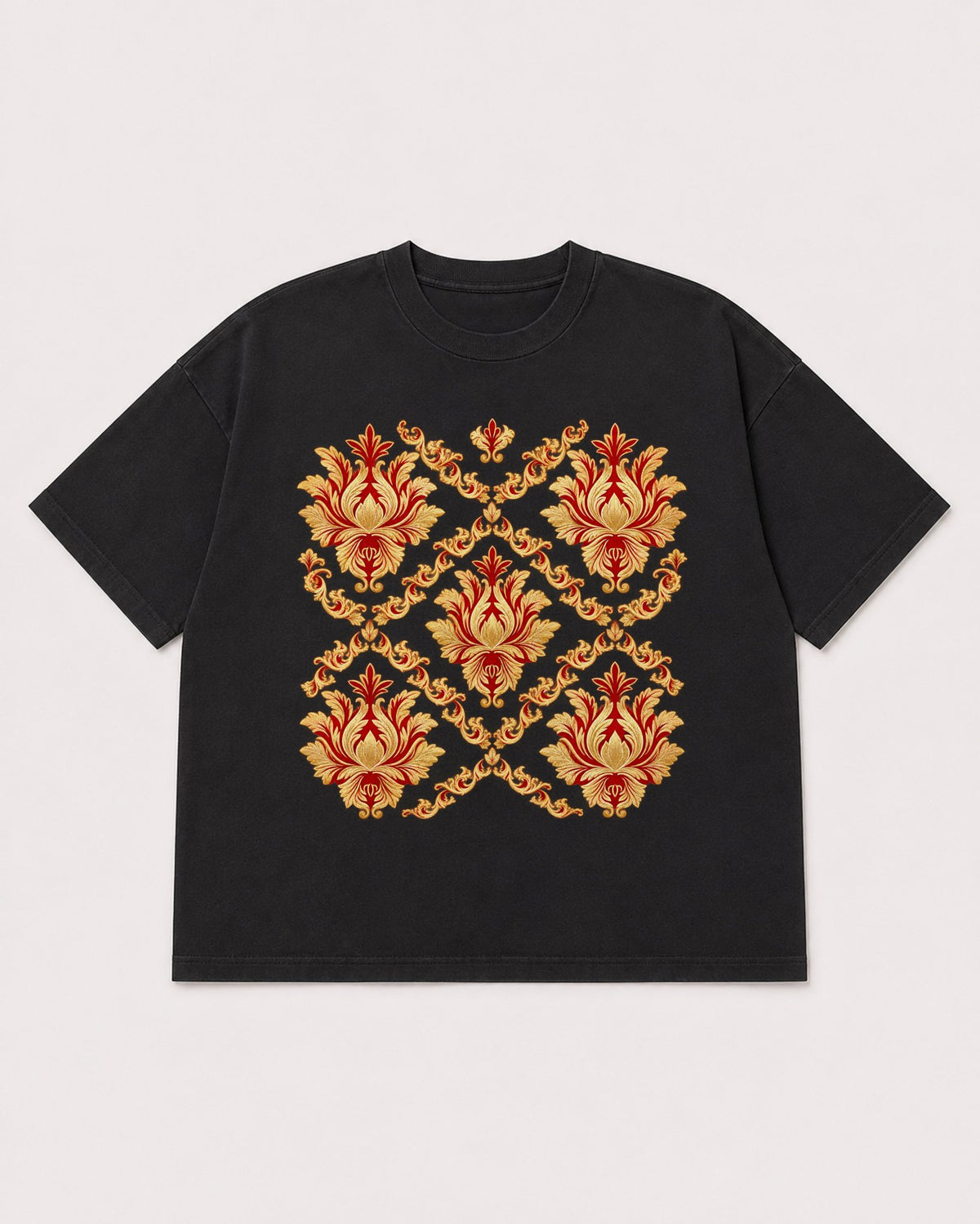 Mockup Boxy Heavyweight Tee Black product