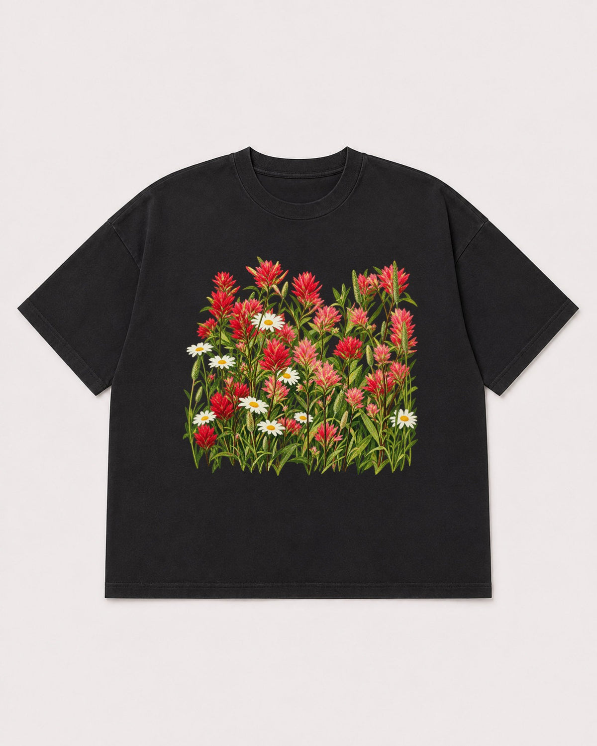 Mockup Boxy Heavyweight Tee Black product
