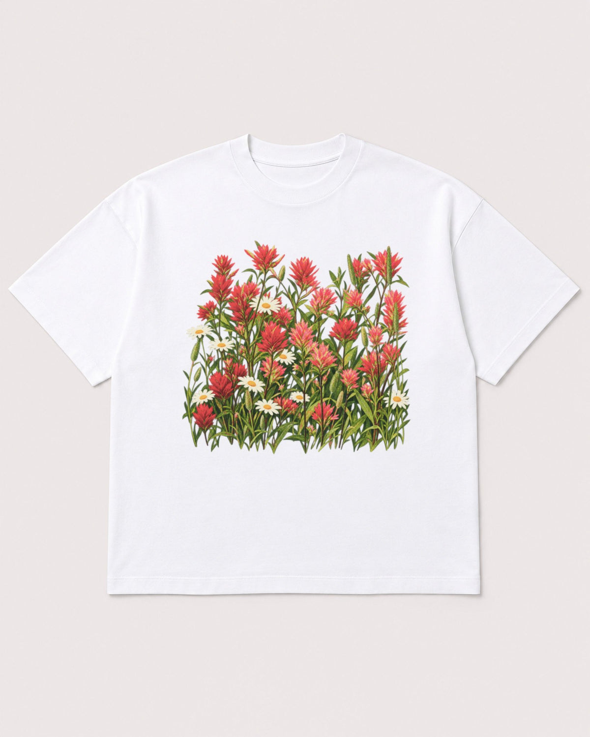 Mockup Boxy Heavyweight Tee White product