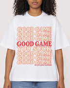 Mockup Boxy Heavyweight Tee White female close-up 05