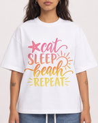 Mockup Boxy Heavyweight Tee White female close-up 06