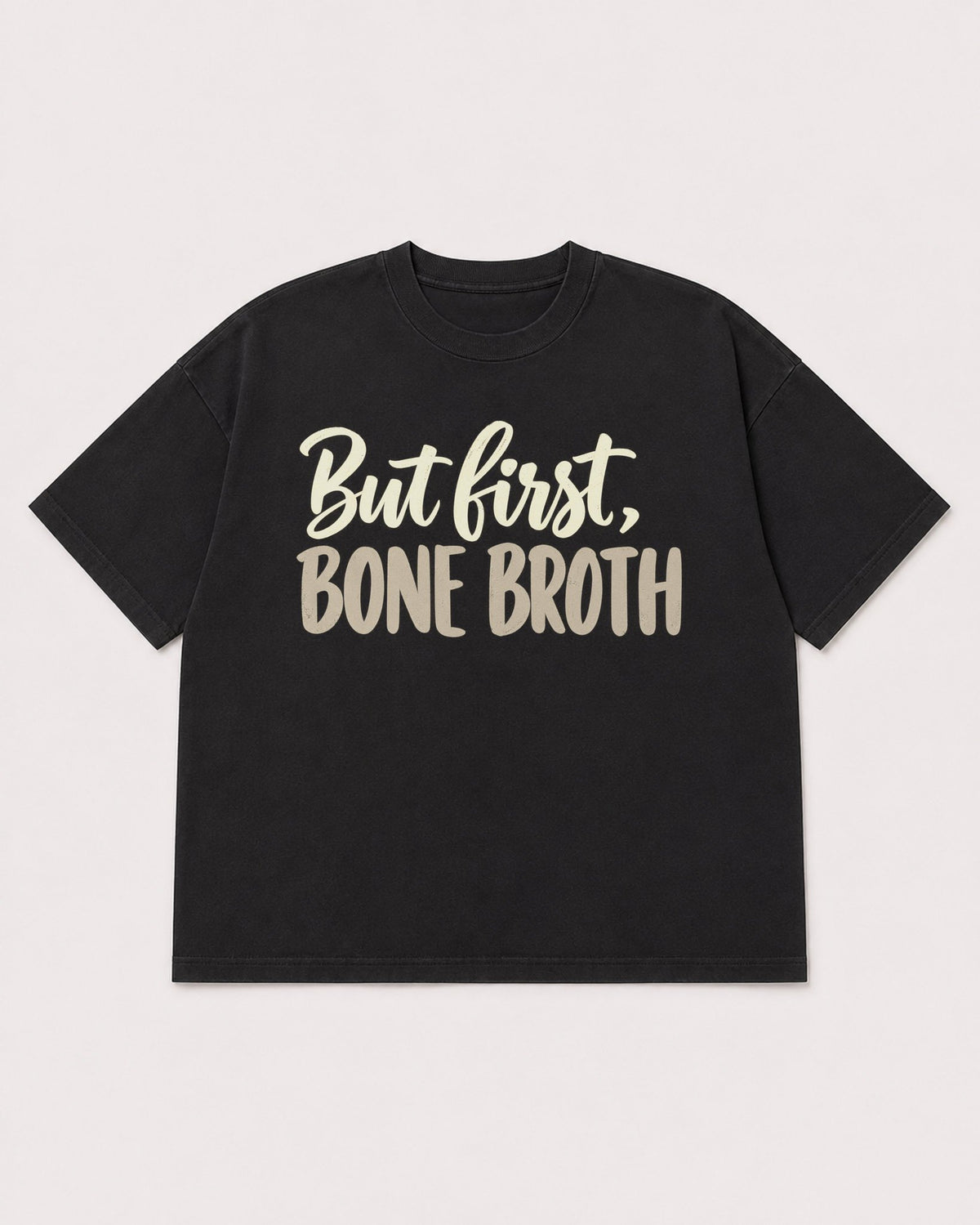 Mockup Boxy Heavyweight Tee Black product