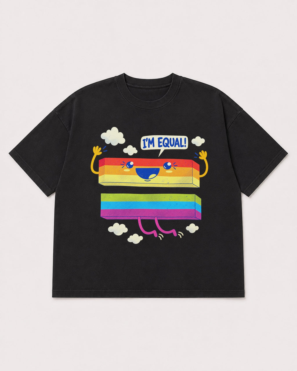 Mockup Boxy Heavyweight Tee Black product