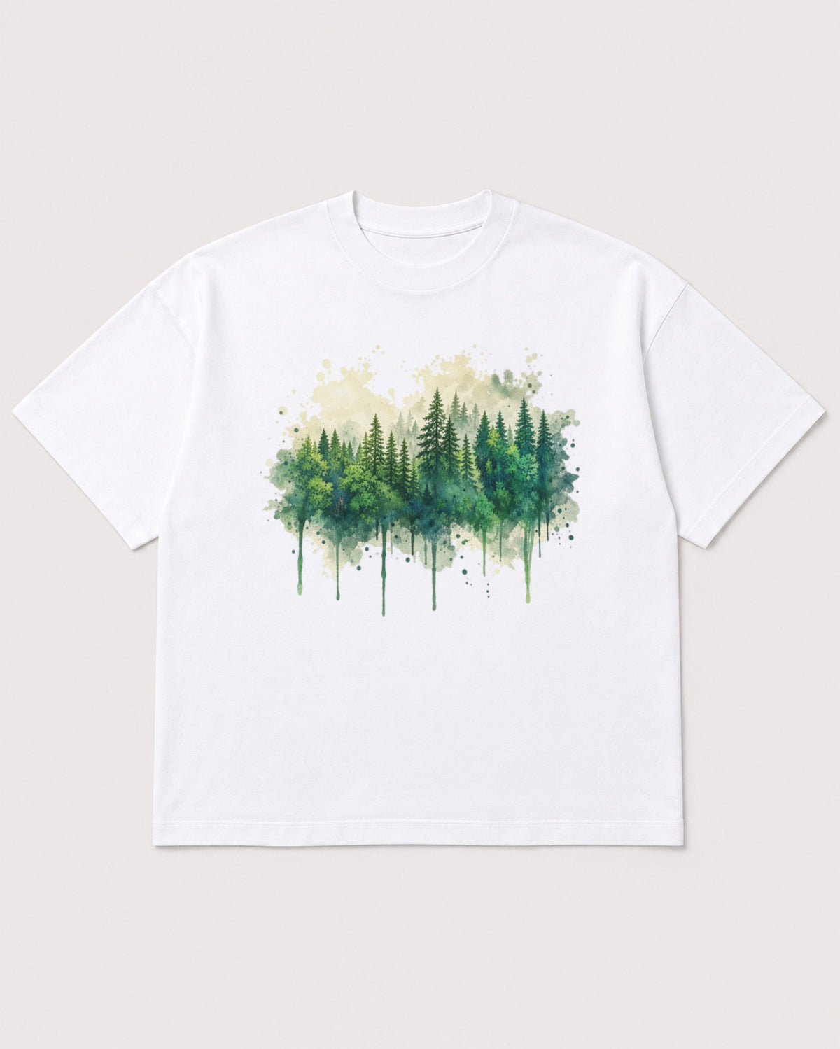 Mockup Boxy Heavyweight Tee White product