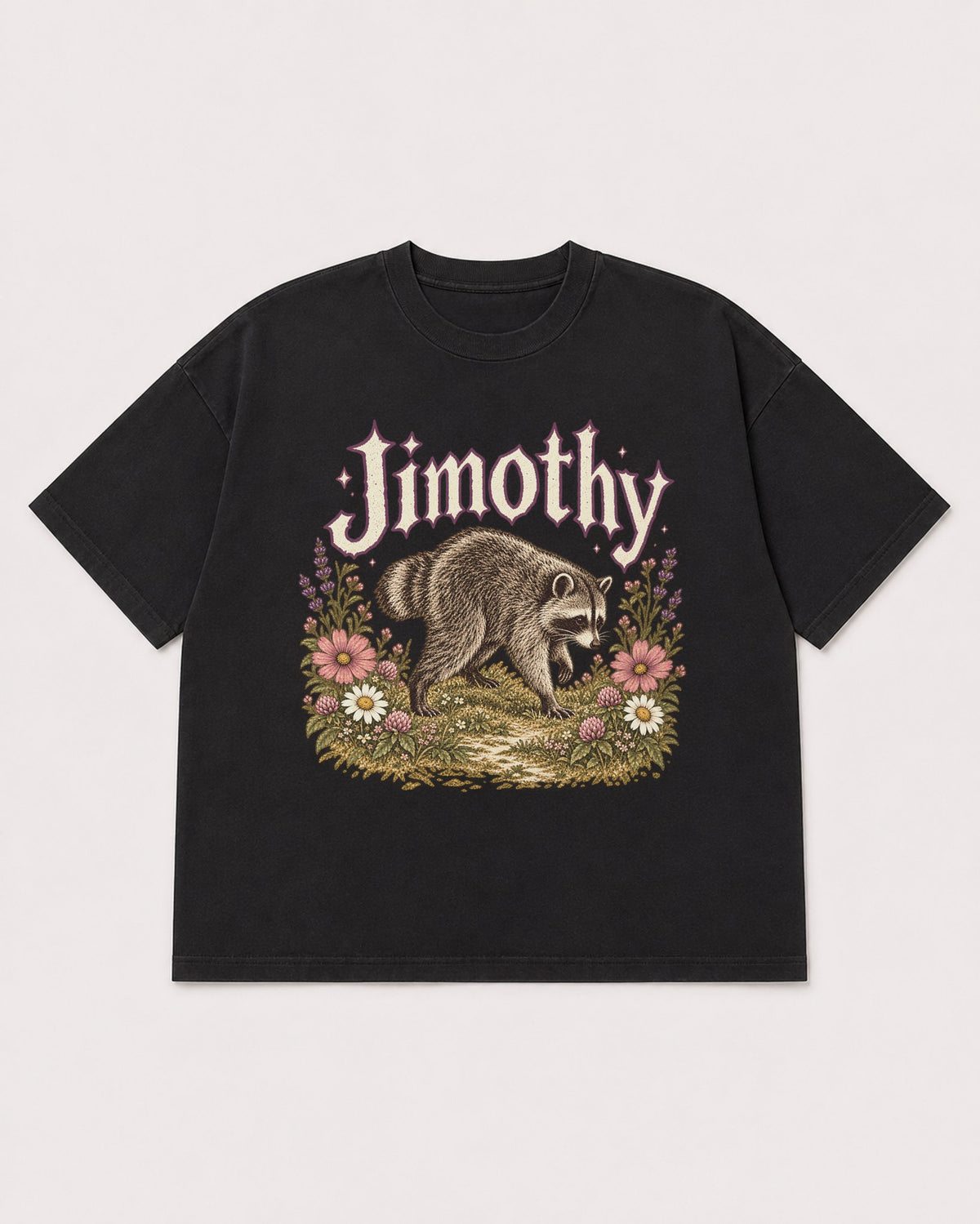 Mockup Boxy Heavyweight Tee Black product