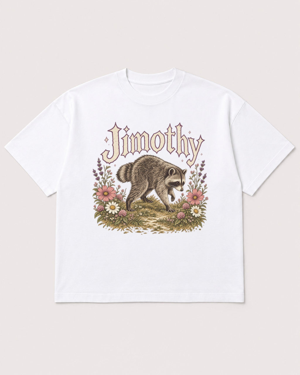 Mockup Boxy Heavyweight Tee White product