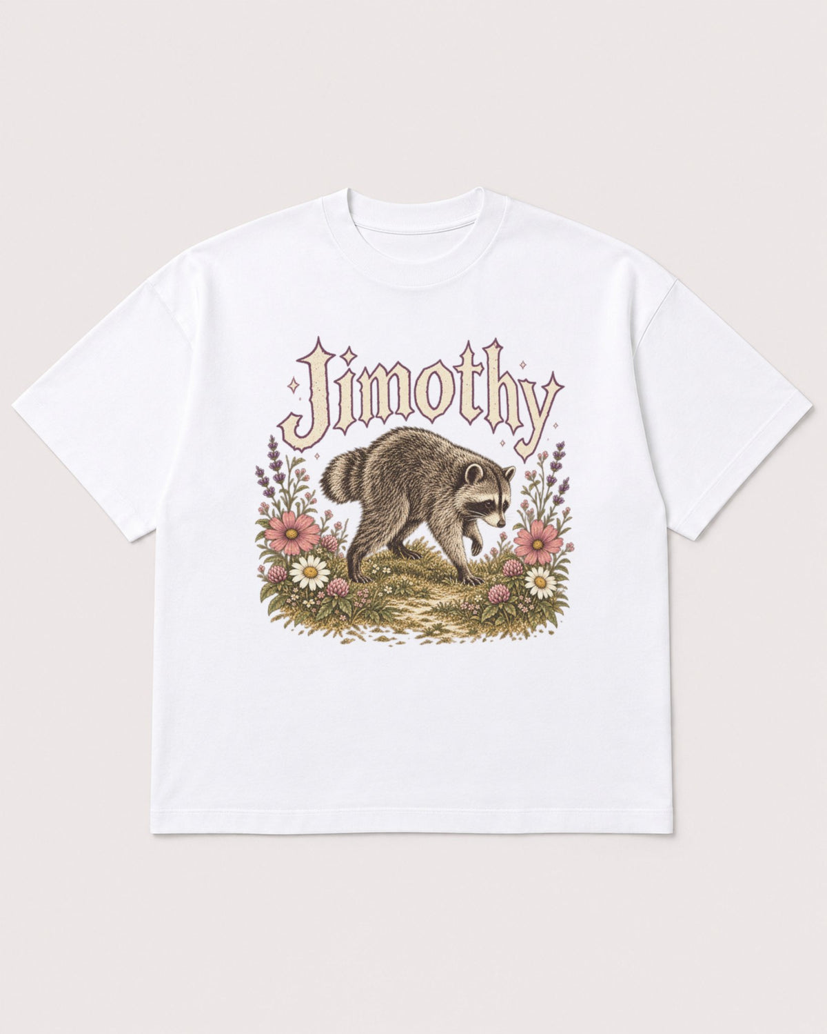 Mockup Boxy Heavyweight Tee White product