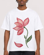 Mockup Boxy Heavyweight Tee White male close-up 05