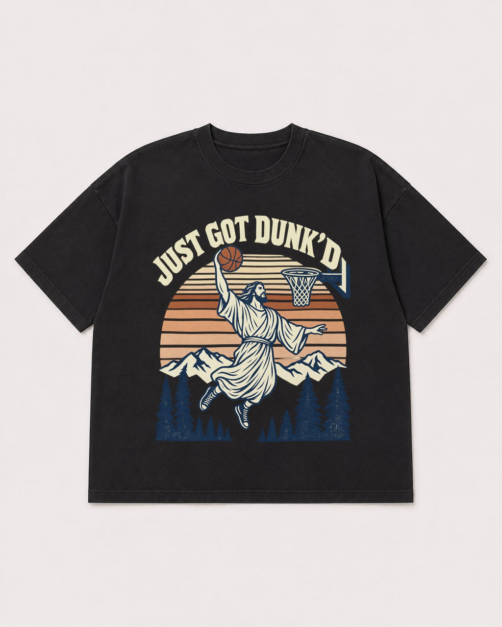 Mockup Boxy Heavyweight Tee Black product