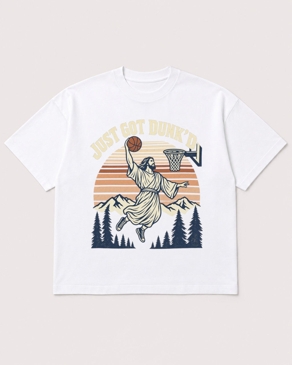 Mockup Boxy Heavyweight Tee White product