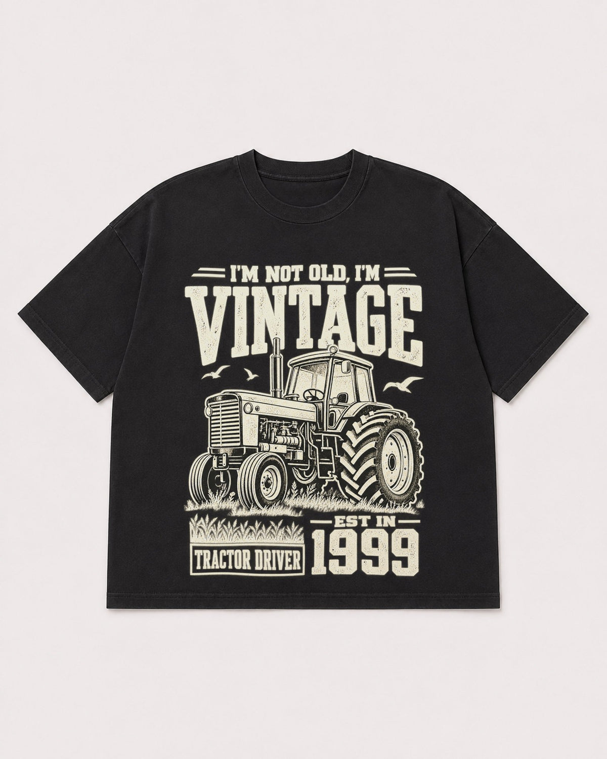 Mockup Boxy Heavyweight Tee Black product