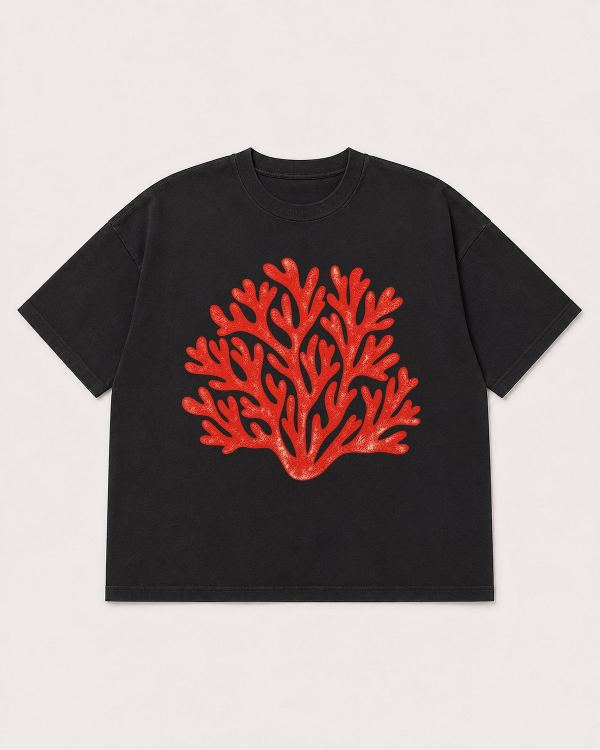 Mockup Boxy Heavyweight Tee Black product