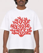 Mockup Boxy Heavyweight Tee White male close-up 04