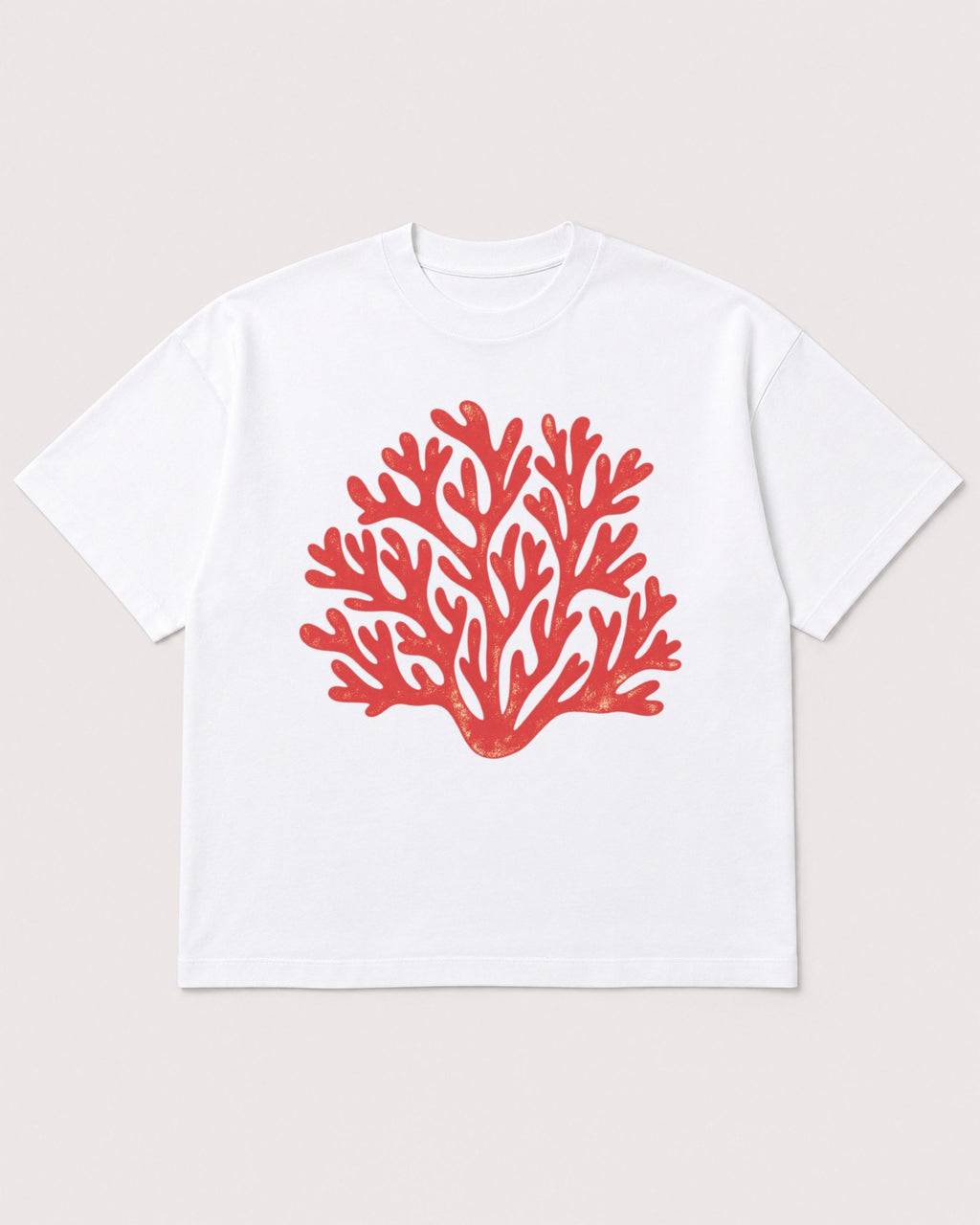 Mockup Boxy Heavyweight Tee White product