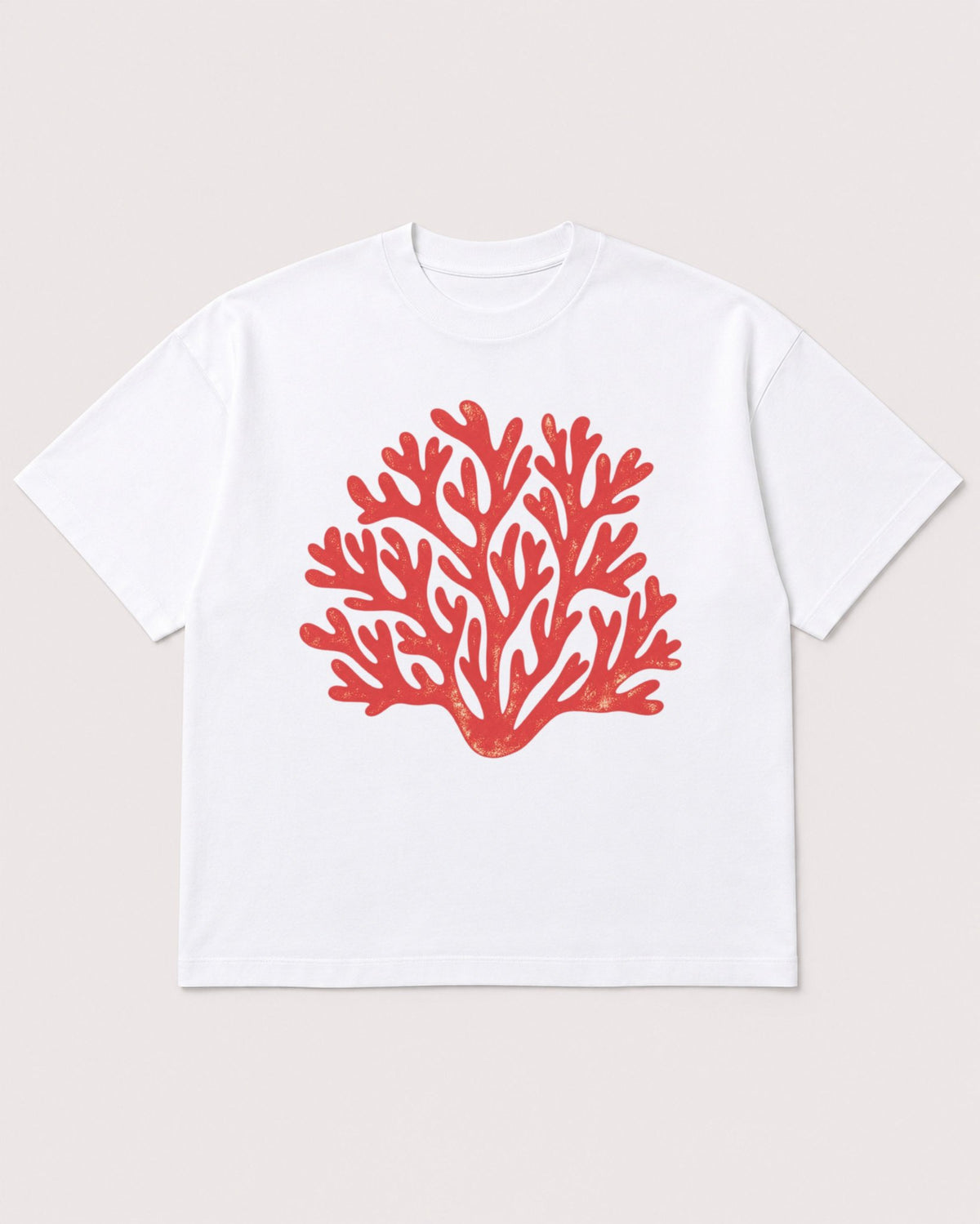 Mockup Boxy Heavyweight Tee White product