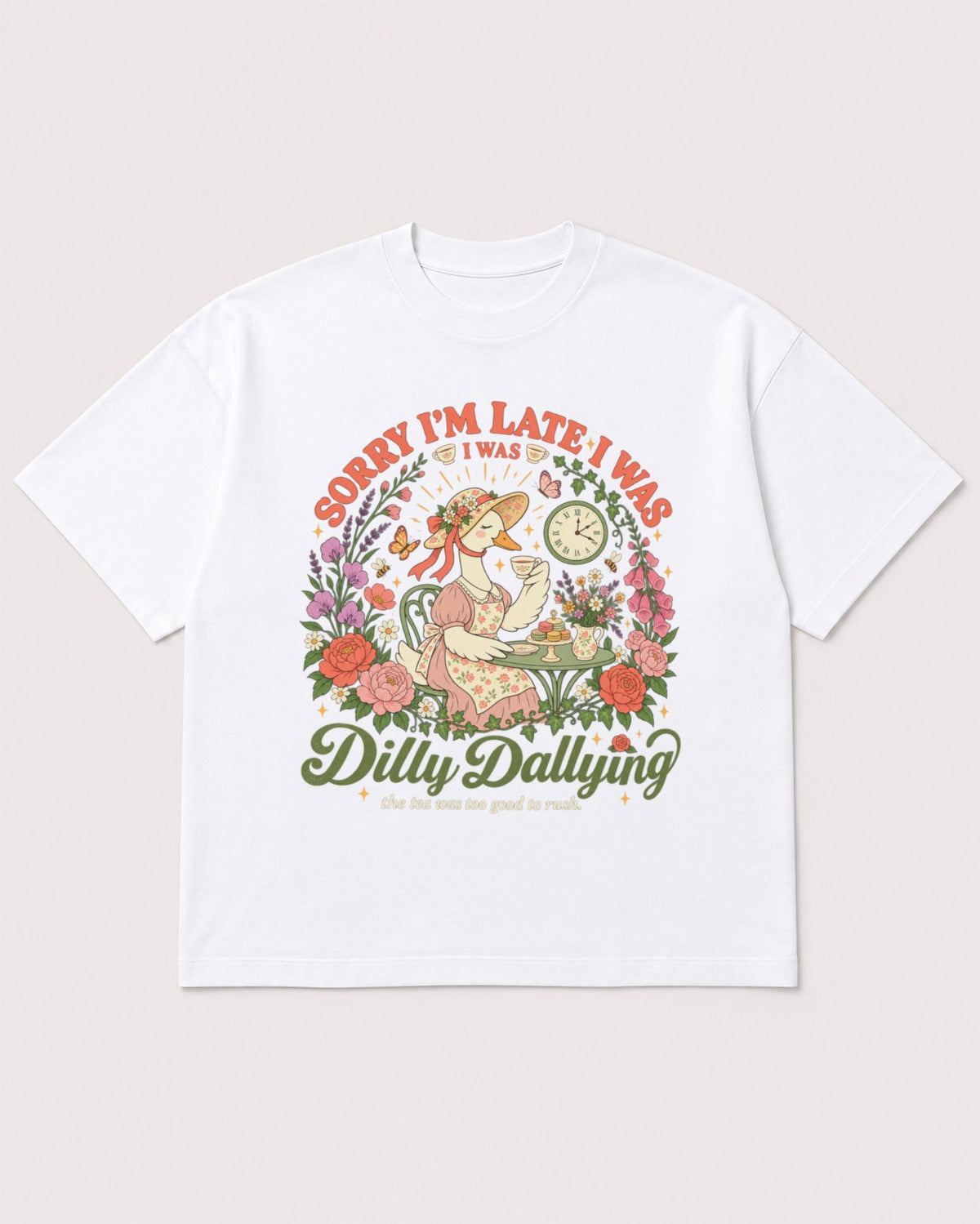 Mockup Boxy Heavyweight Tee White product