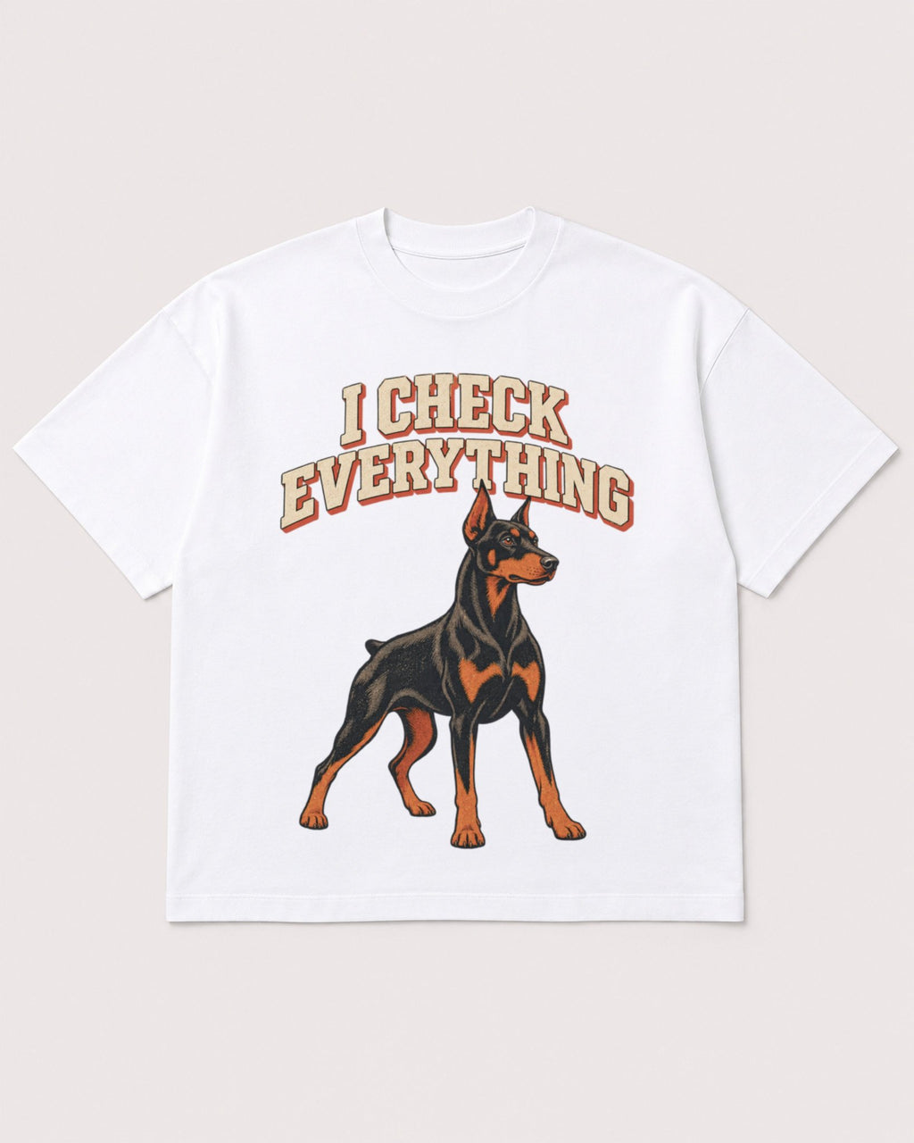 Mockup Boxy Heavyweight Tee White product