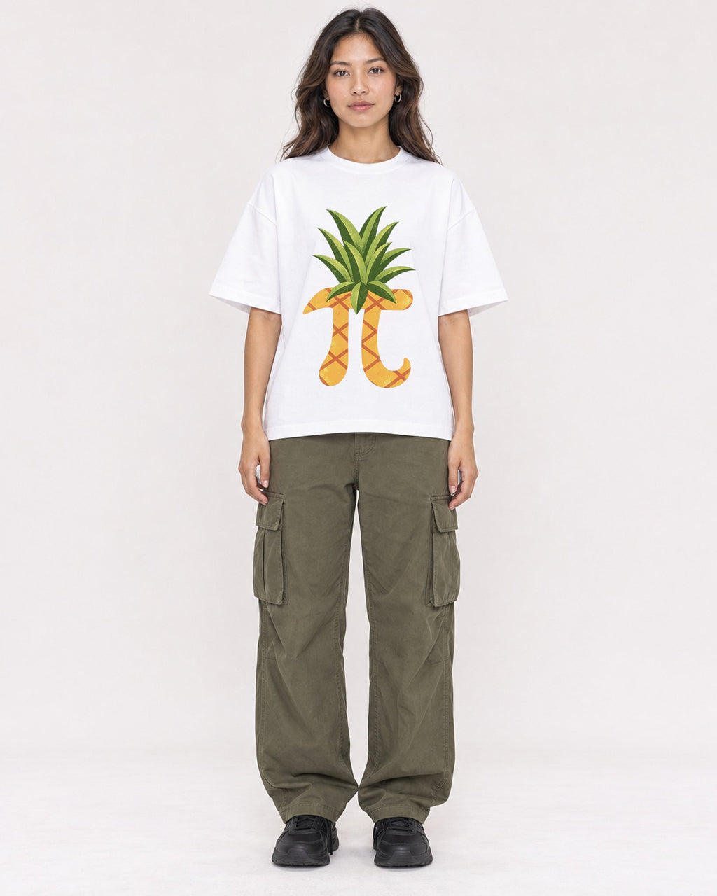 Mockup Boxy Heavyweight Tee White female full-body 02