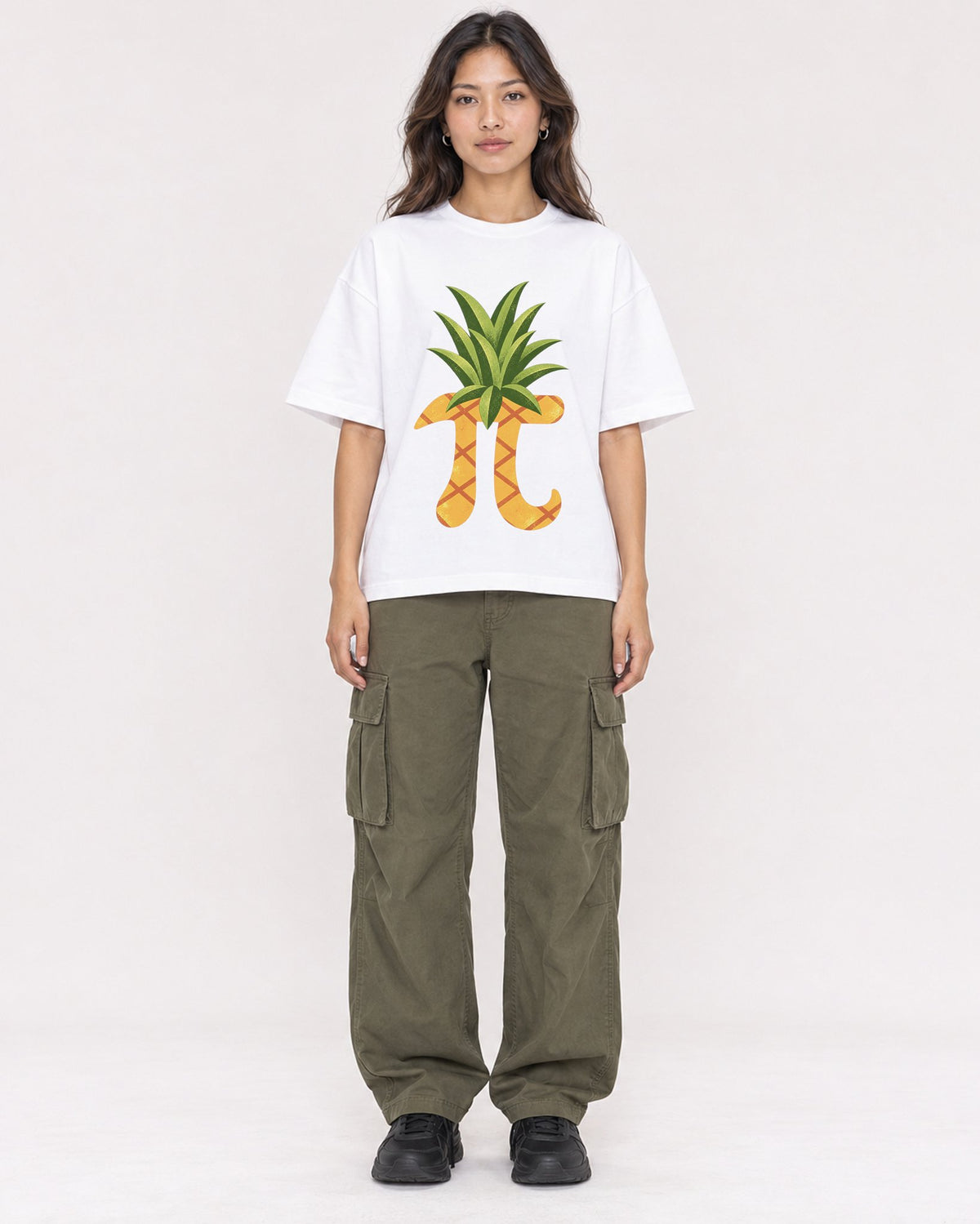 Mockup Boxy Heavyweight Tee White female full-body 02