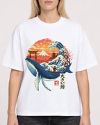 Mockup Boxy Heavyweight Tee White female close-up 08