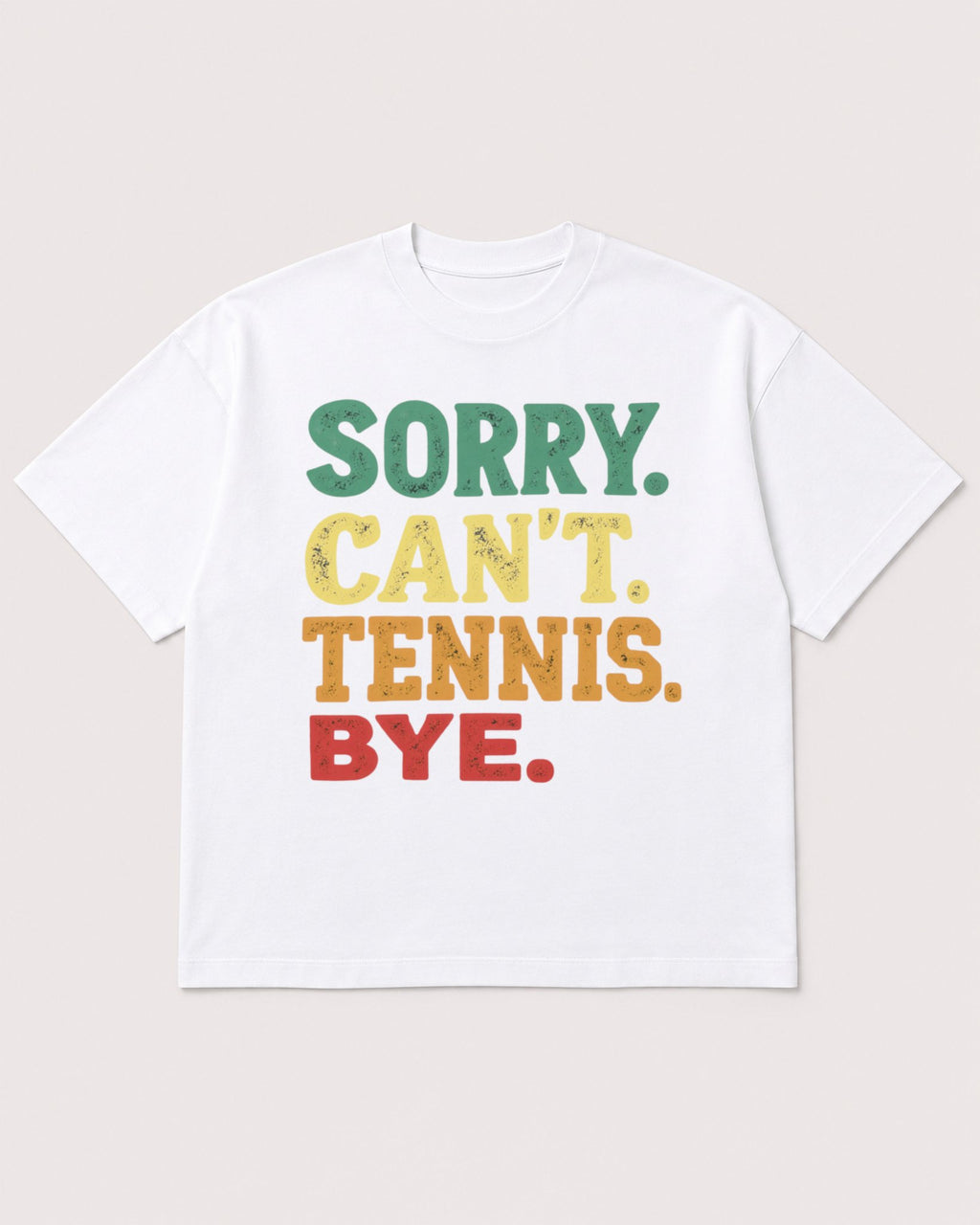 Mockup Boxy Heavyweight Tee White product