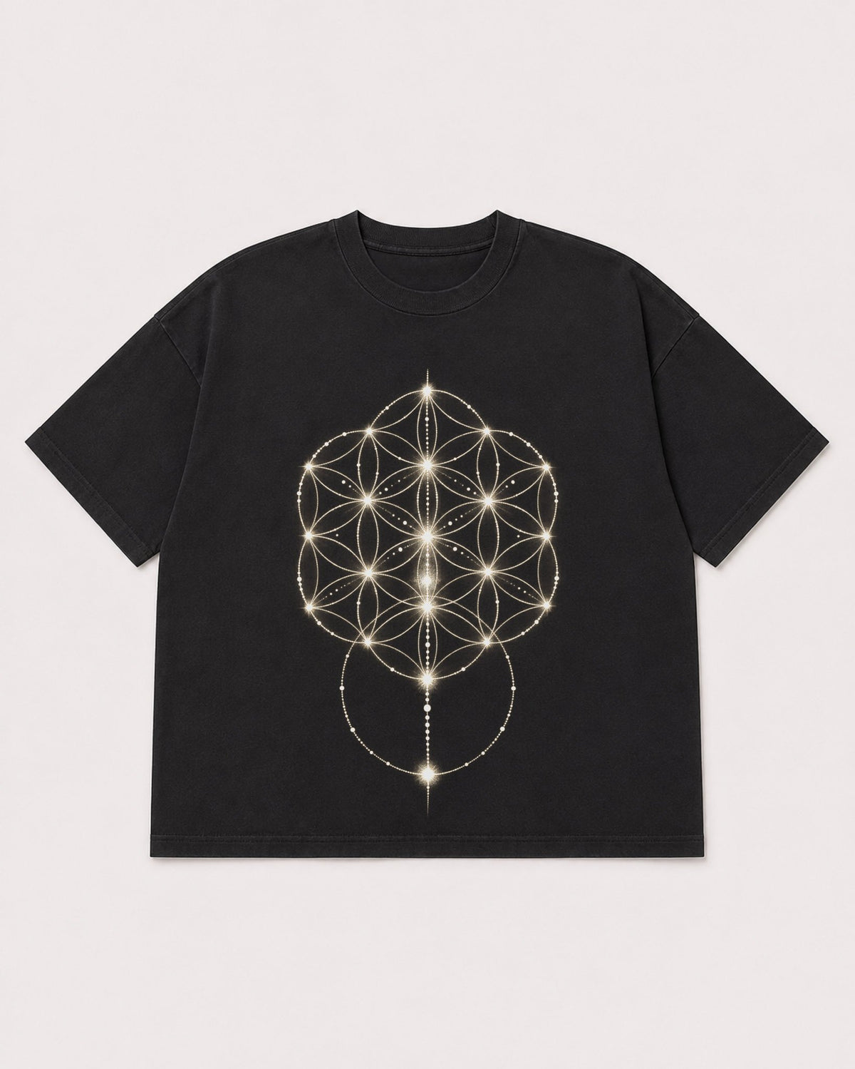 Mockup Boxy Heavyweight Tee Black product
