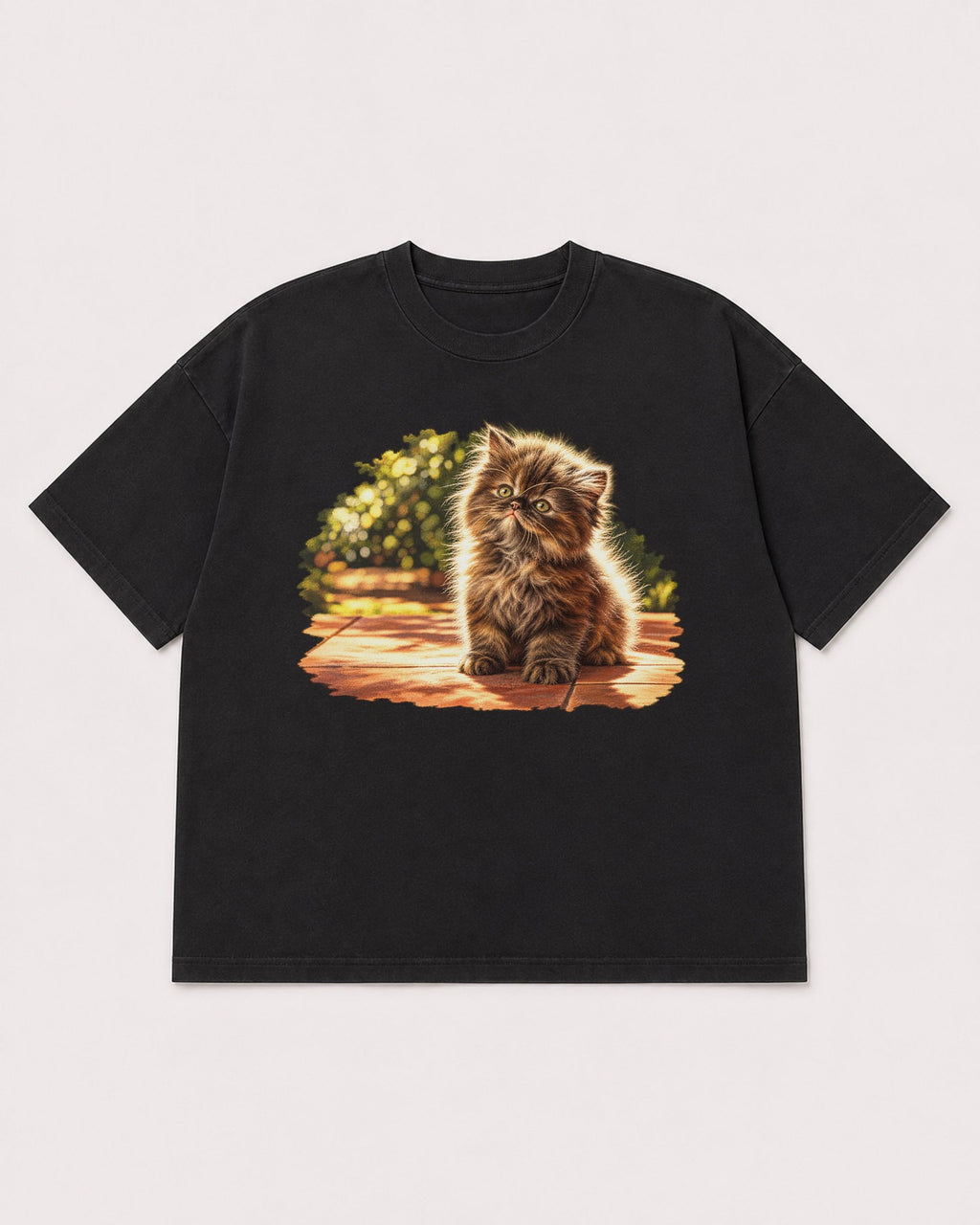 Mockup Boxy Heavyweight Tee Black product