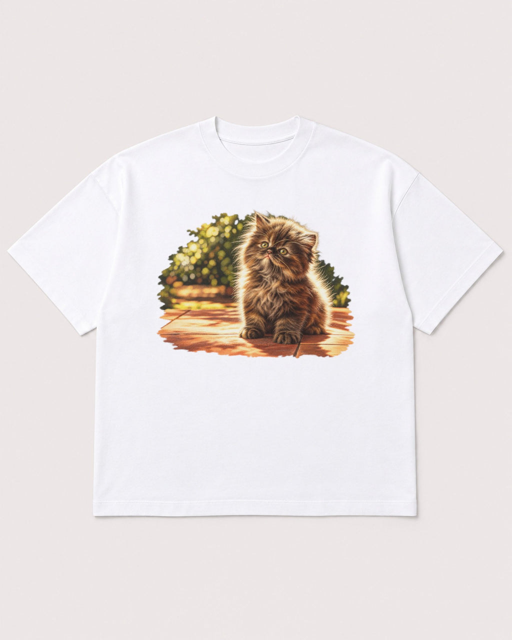 Mockup Boxy Heavyweight Tee White product