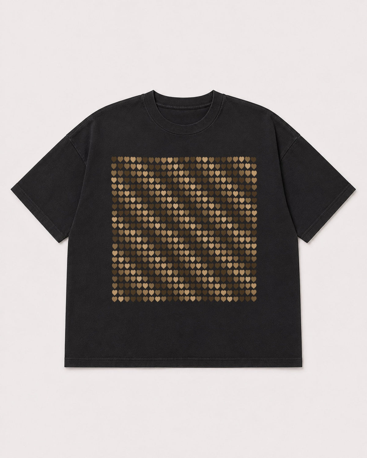 Mockup Boxy Heavyweight Tee Black product