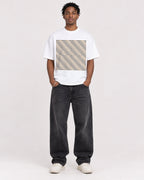 Mockup Boxy Heavyweight Tee White male full-body 05