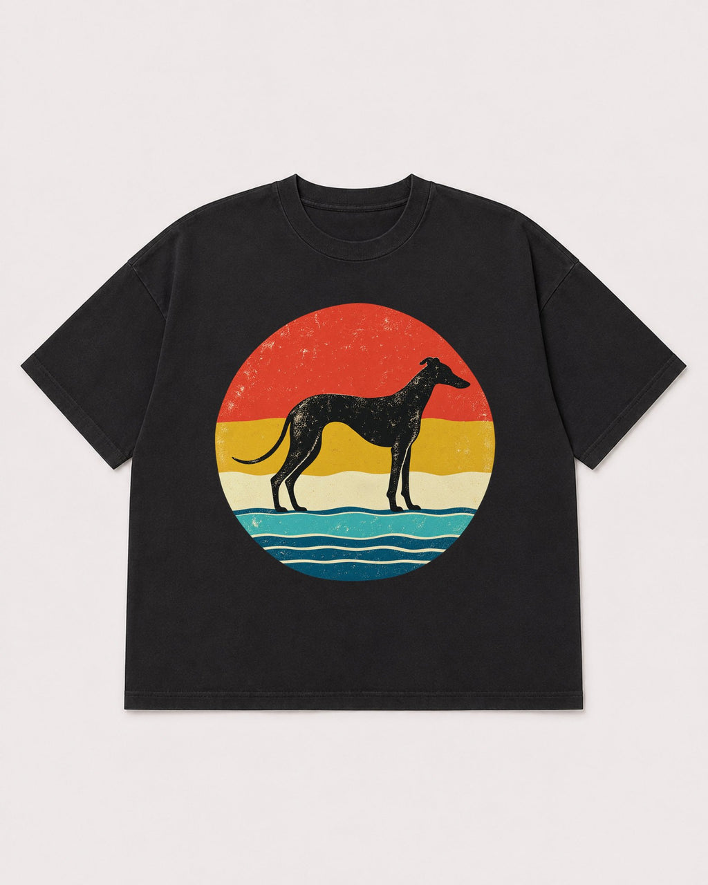 Mockup Boxy Heavyweight Tee Black product