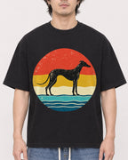 Mockup Boxy Heavyweight Tee Black male close-up 03