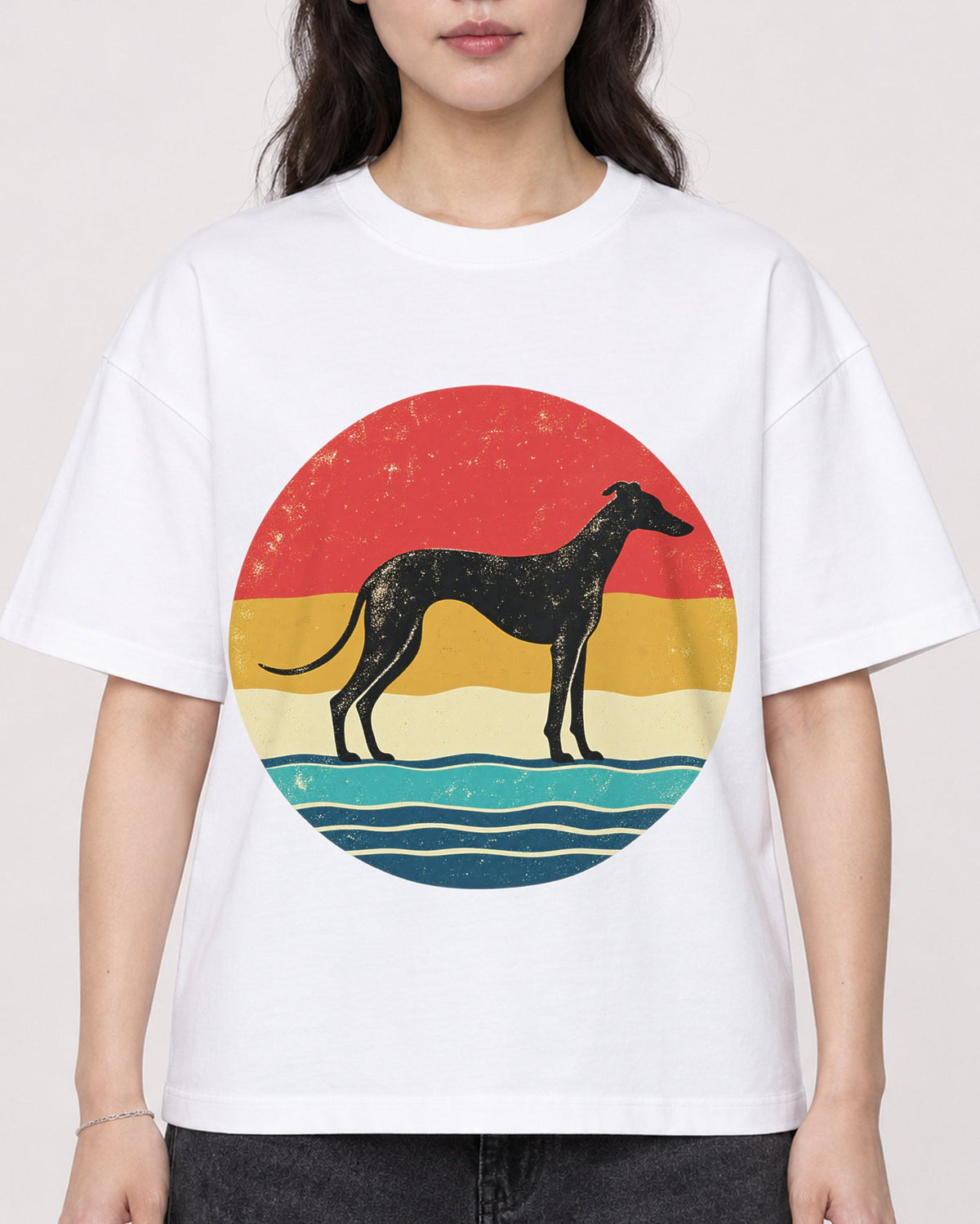 Mockup Boxy Heavyweight Tee White female close-up 03