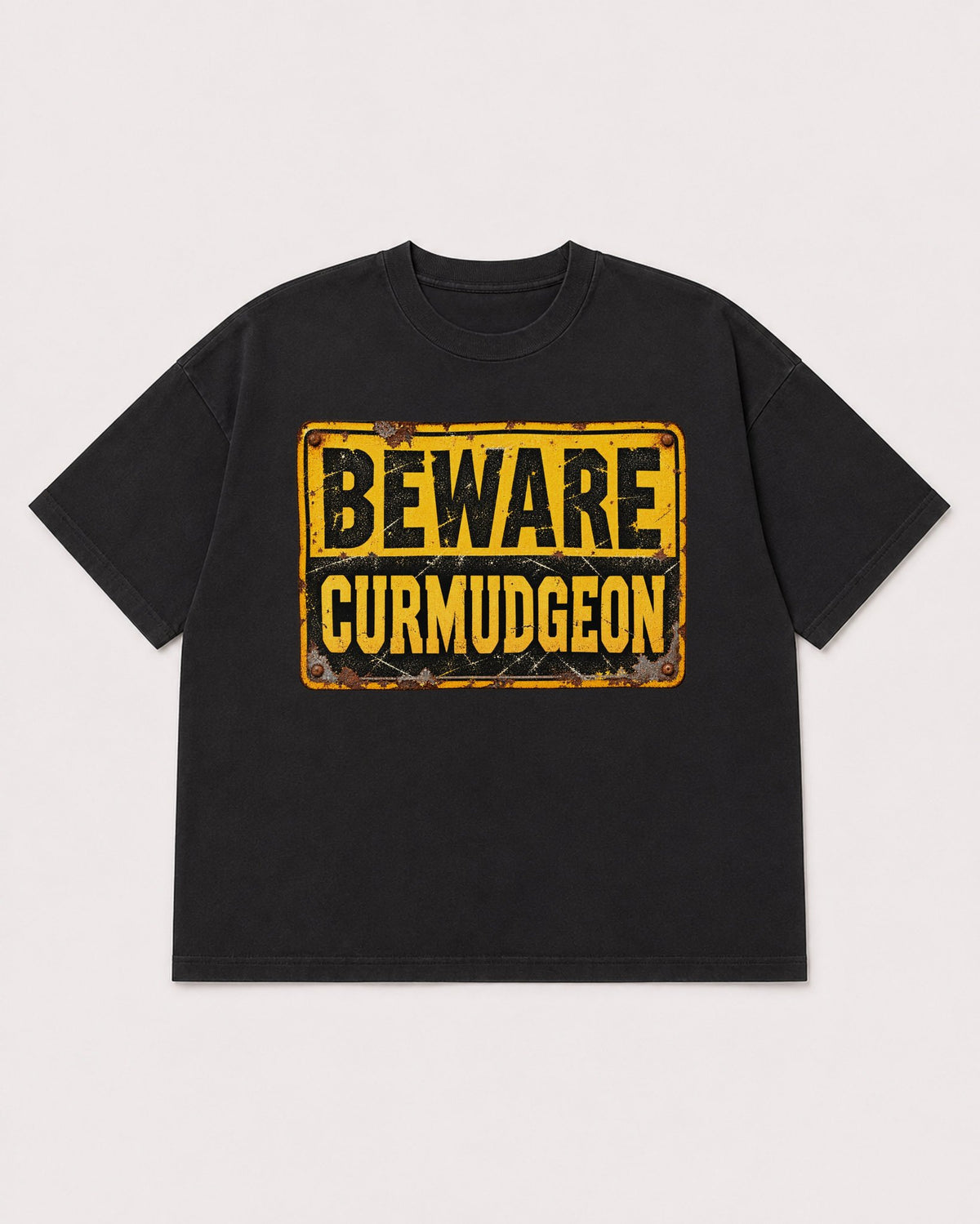 Mockup Boxy Heavyweight Tee Black product