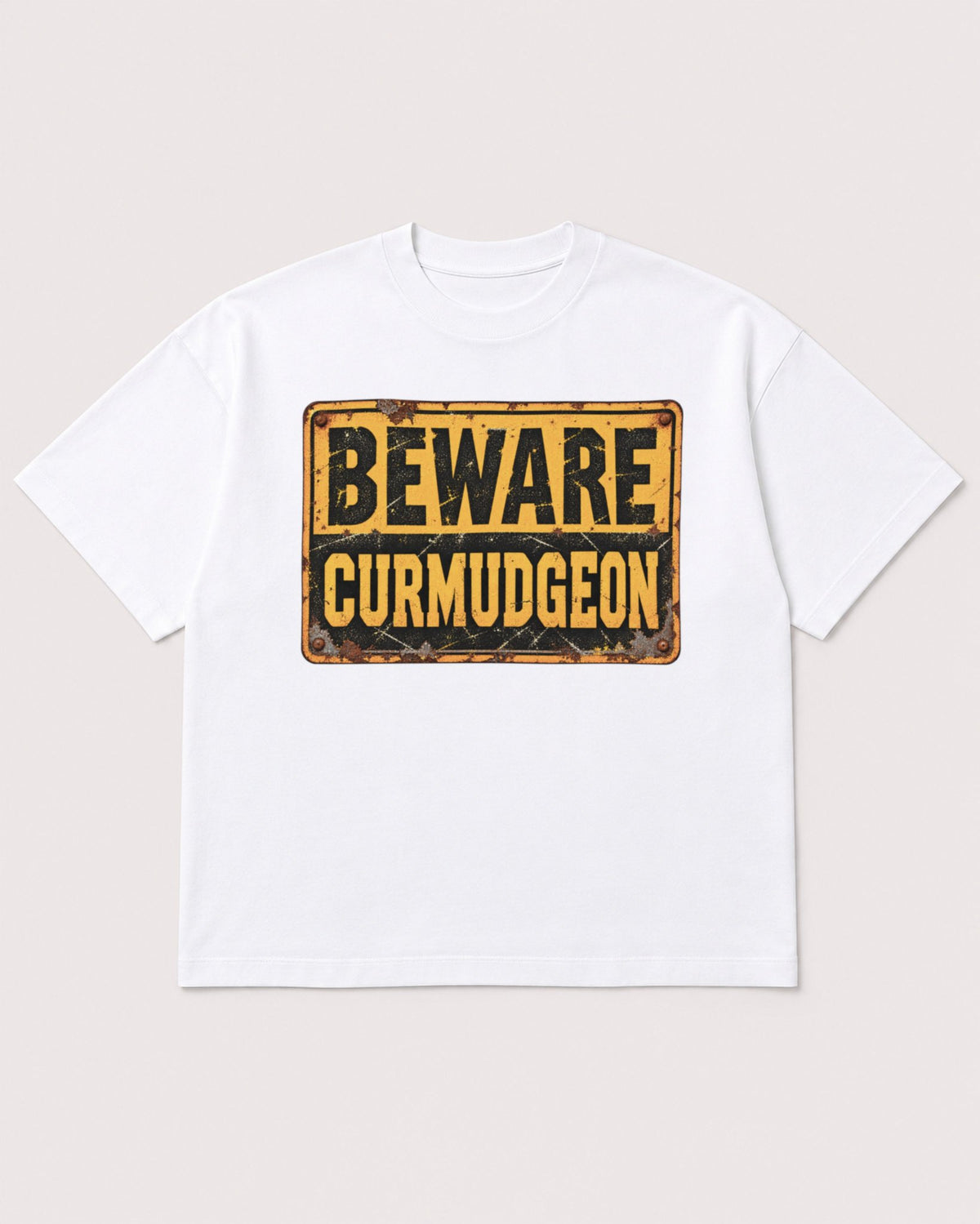 Mockup Boxy Heavyweight Tee White product