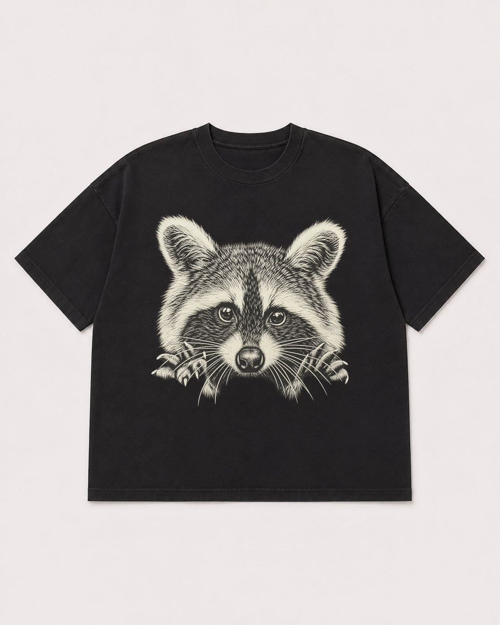 Mockup Boxy Heavyweight Tee Black product