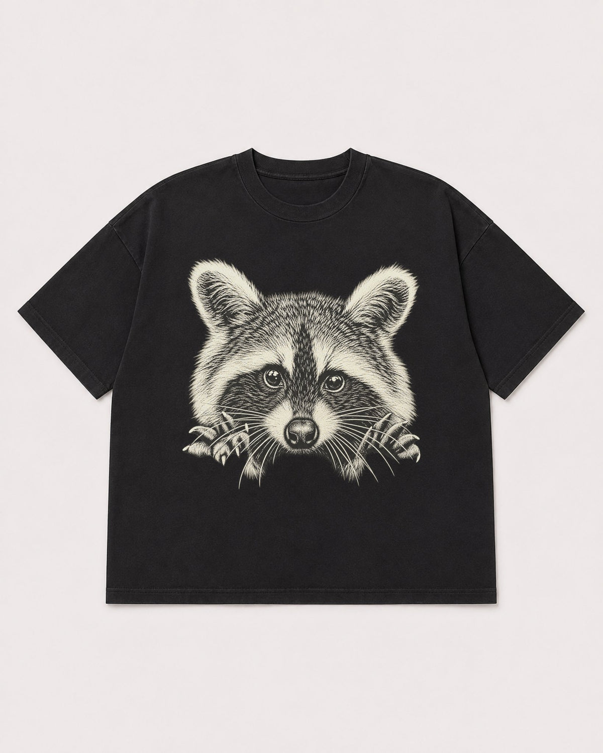 Mockup Boxy Heavyweight Tee Black product