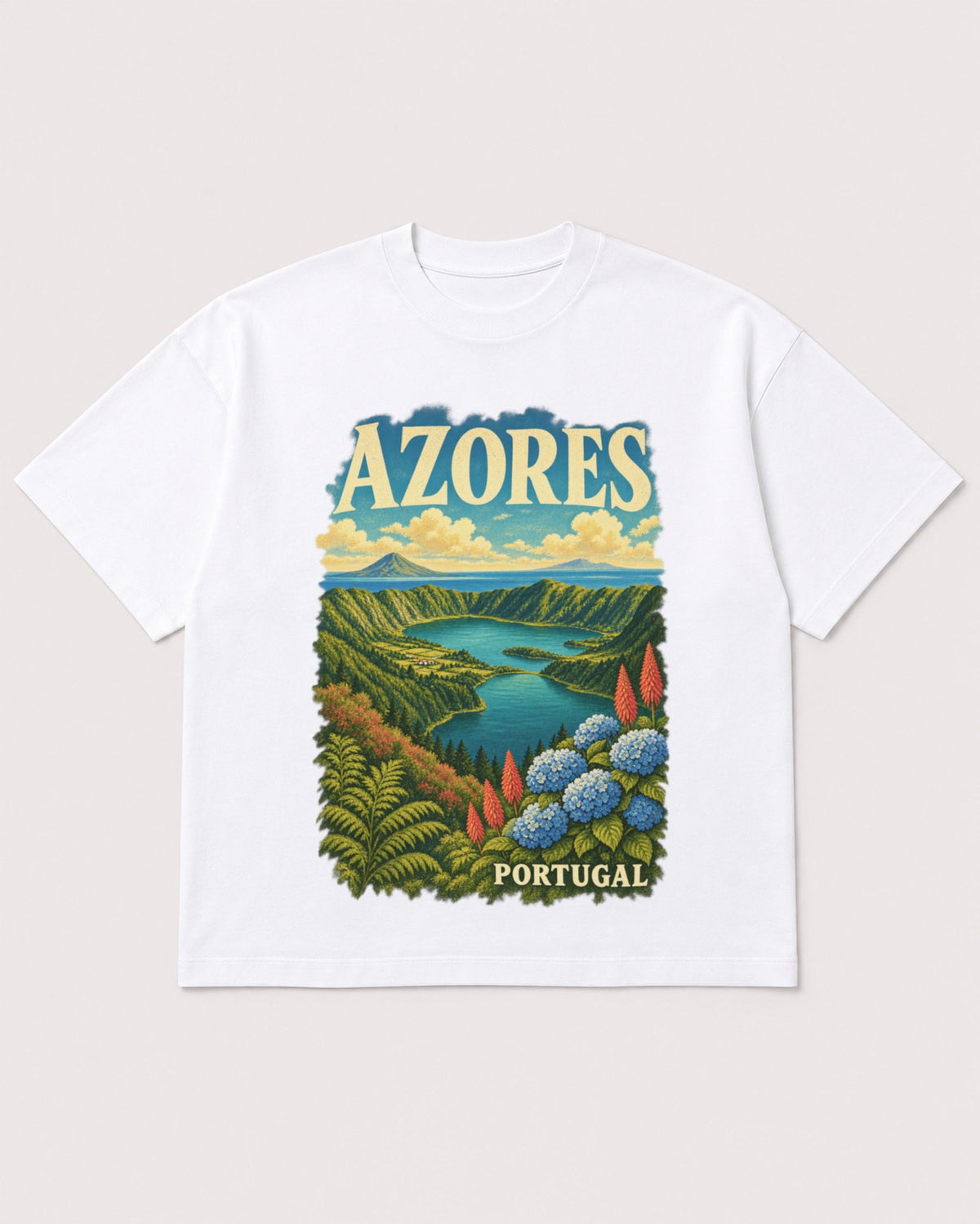 Mockup Boxy Heavyweight Tee White product
