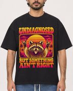 Mockup Boxy Heavyweight Tee Black male close-up 47