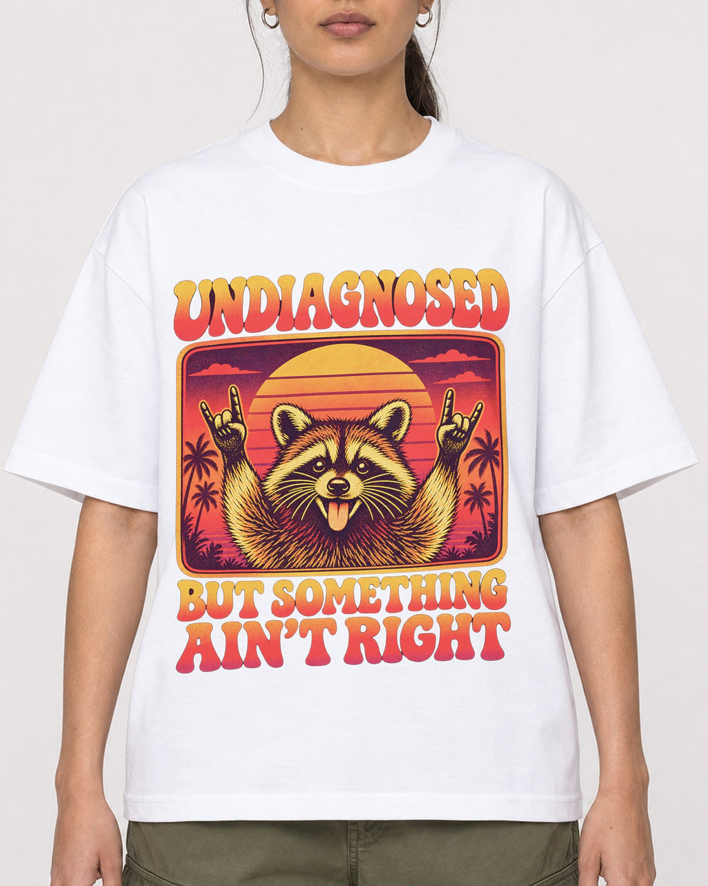 Mockup Boxy Heavyweight Tee White female close-up 47