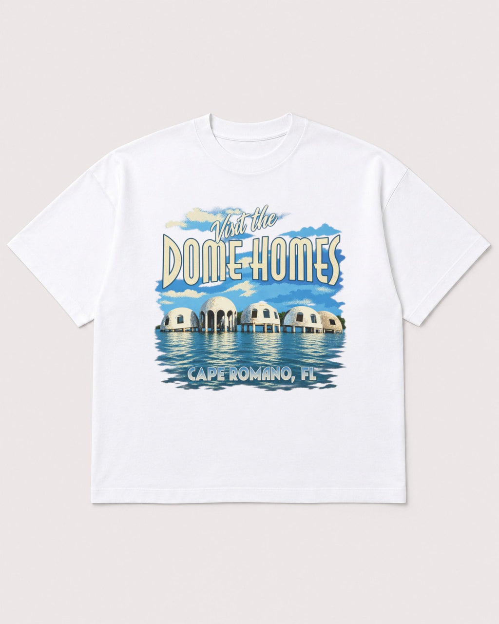 Mockup Boxy Heavyweight Tee White product